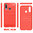 Flexi Slim Carbon Fibre Case for Vivo Y17 / Y12 - Brushed Red